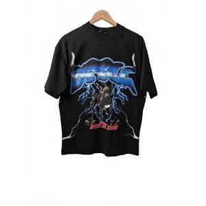 Boohoo Man Graphic T-Shirt Break The Chain Color Black 100% Cotto